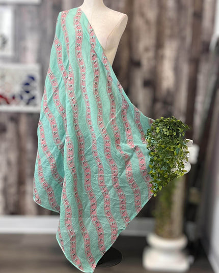 Printed cotton dupatta - Kurti Connection USA