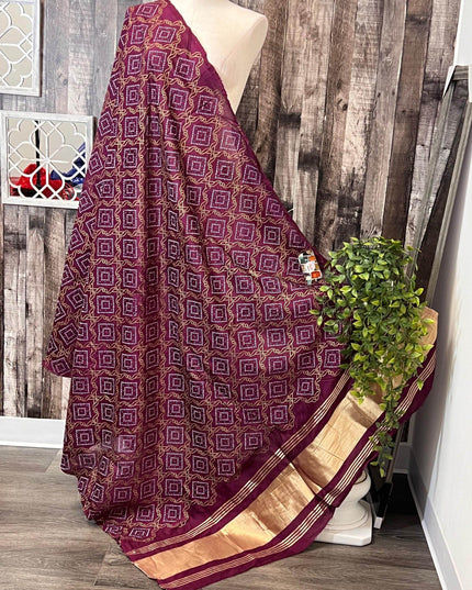 Bandhani print dupatta - Kurti Connection USA