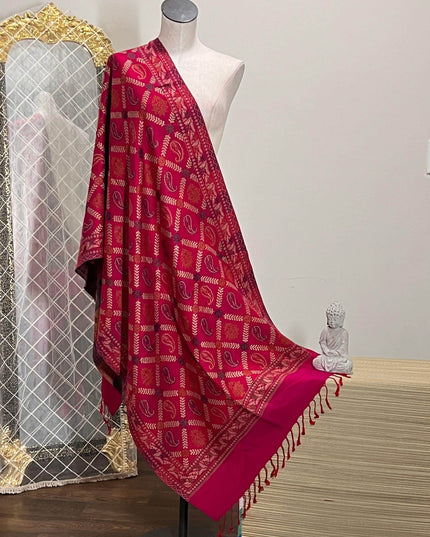 Pashmina shawl, woolen stole for women , woolen shawl, dupatta - Kurti Connection USA