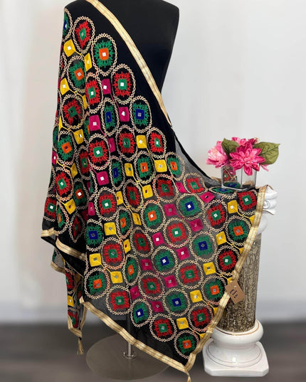 Phulakari dupatta - Kurti Connection USA