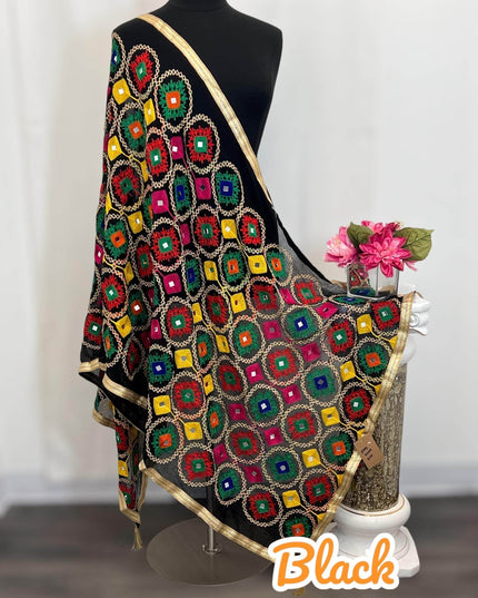 Phulakari dupatta - Kurti Connection USA