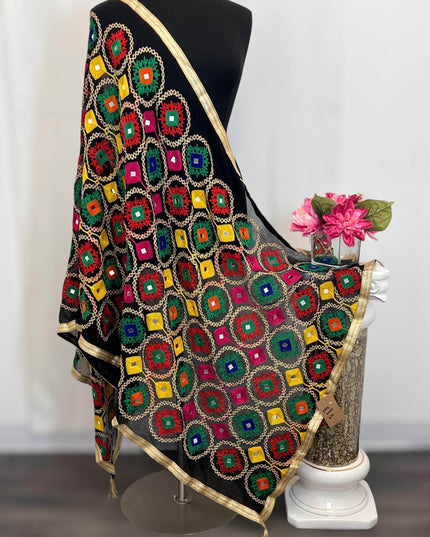 Phulakari dupatta - Kurti Connection USA