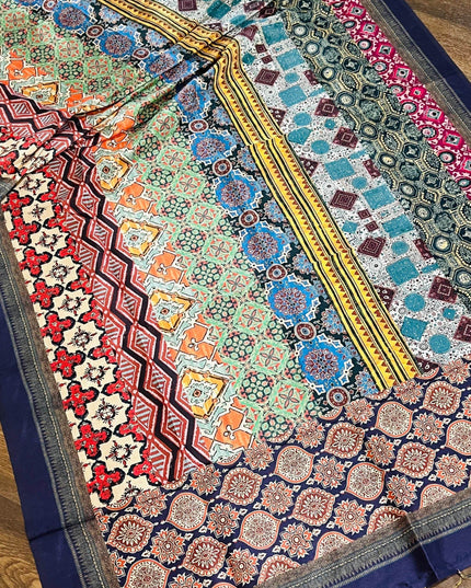 Tussar silk dupatta - Kurti Connection USA