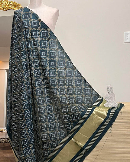 Bandhani print dupatta, cotton silk dupatta with bandhani print - Kurti Connection USA