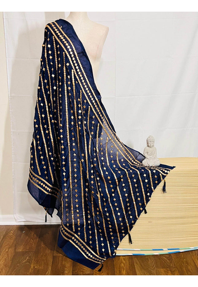 Chiffon silk dupatta - Kurti Connection USA