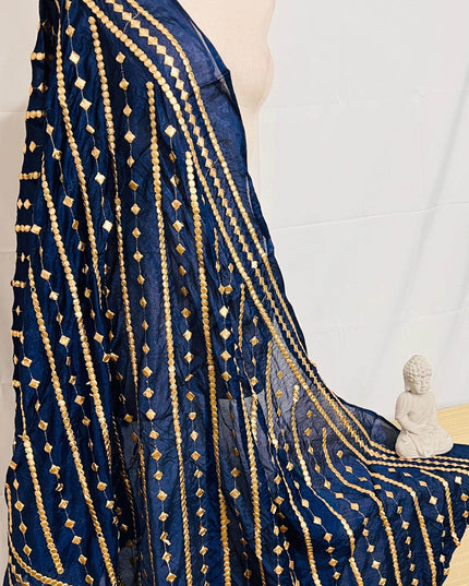 Chiffon silk dupatta - Kurti Connection USA
