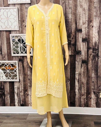 Branded georgette kurti - Kurti Connection USA
