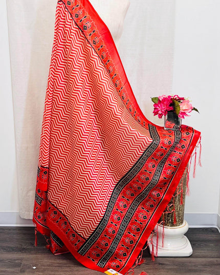Art silk dupatta - Kurti Connection USA