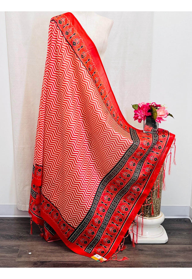 Art silk dupatta - Kurti Connection USA