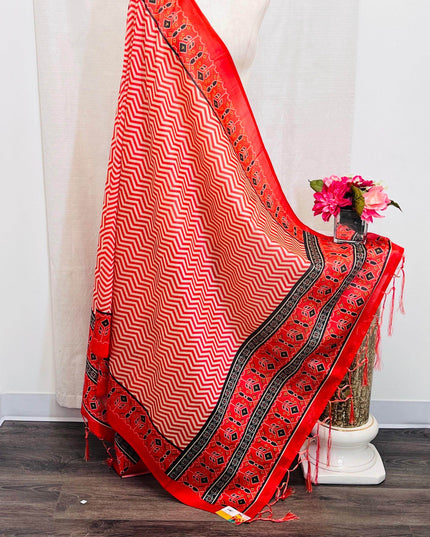 Art silk dupatta - Kurti Connection USA