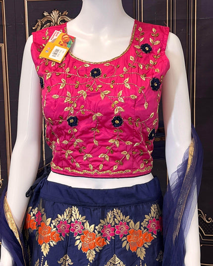 Art silk lehenga Choli set - Kurti Connection USA