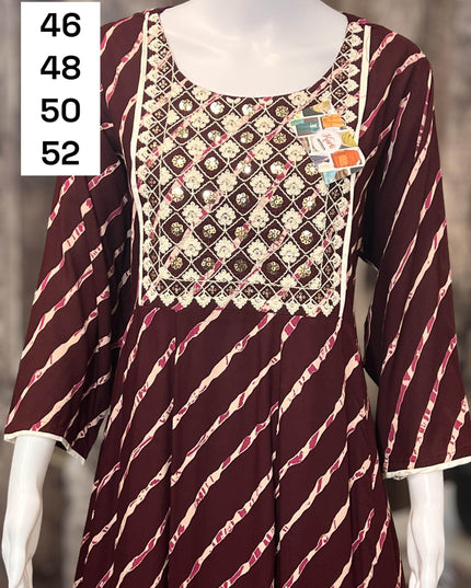 Soft cotton kurti - Kurti Connection USA