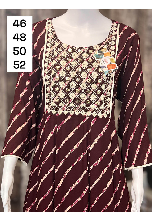 Soft cotton kurti - Kurti Connection USA