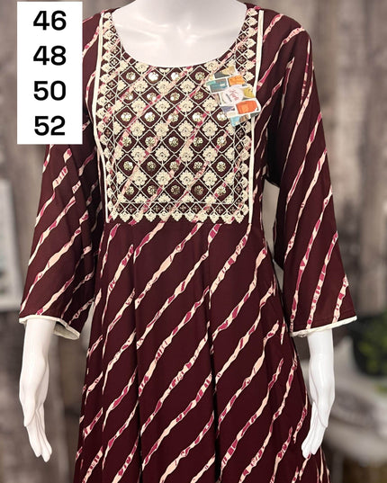 Soft cotton kurti - Kurti Connection USA