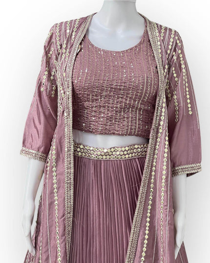 Party wear Lehenga set | crop top set - Kurti Connection USA