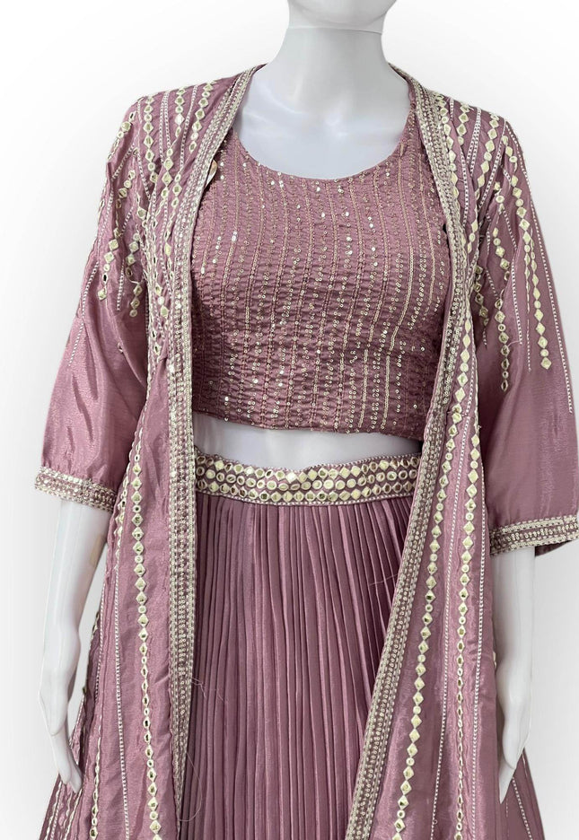 Party wear Lehenga set | crop top set - Kurti Connection USA