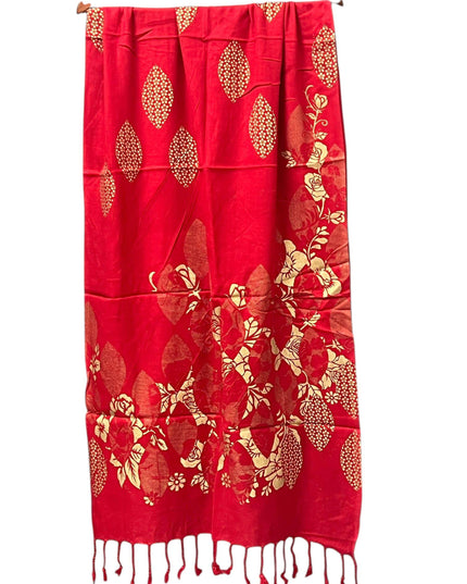 Red Stole - Kurti Connection USA