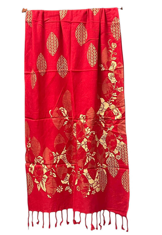 Red Stole - Kurti Connection USA