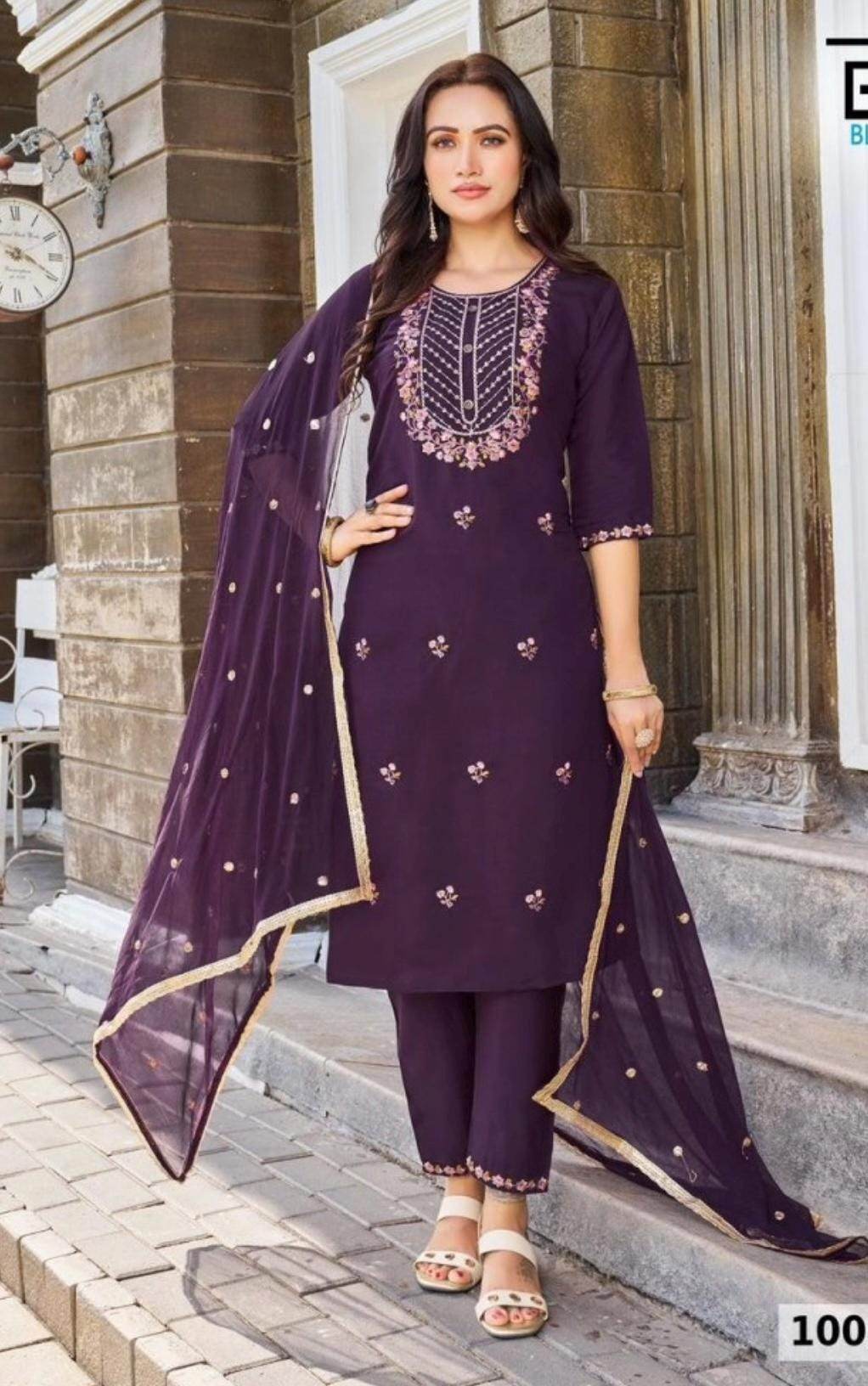 Malai silk kurti set : Plus size Kurtis - Kurti Connection USA
