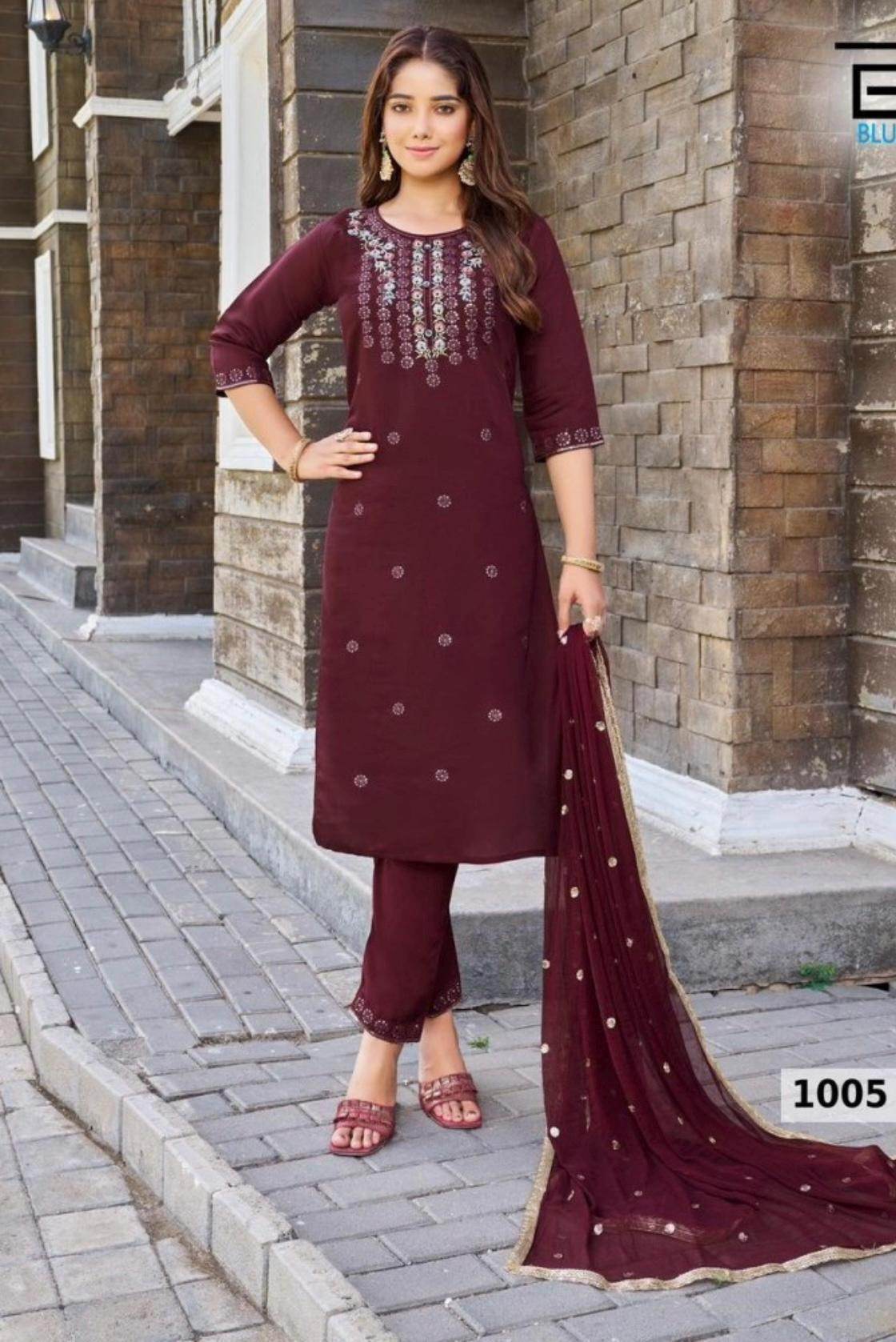 Malai silk kurti set : Plus size Kurtis - Kurti Connection USA