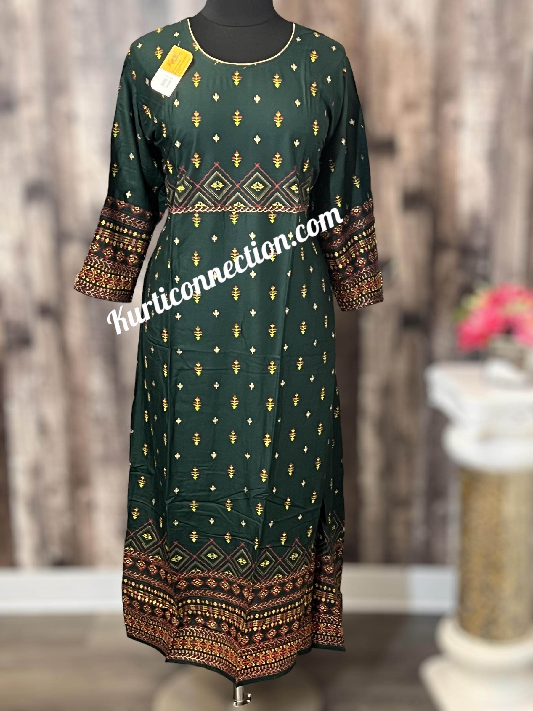 Plus size kurtis - Kurti Connection USA