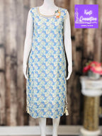 Georgette kurti, light sequin work, Indian kurti - Kurti Connection USA