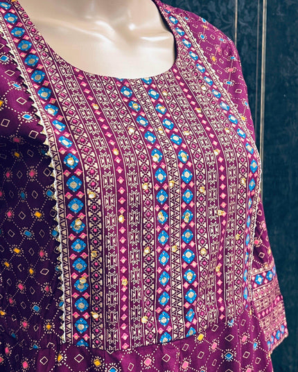 Printed cotton kurti - Kurti Connection USA