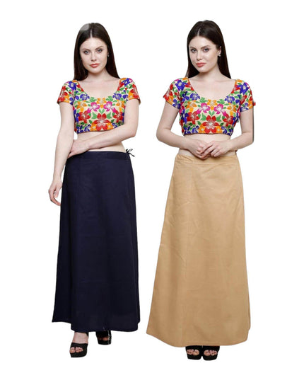 Cotton saree petticoat - Kurti Connection USA