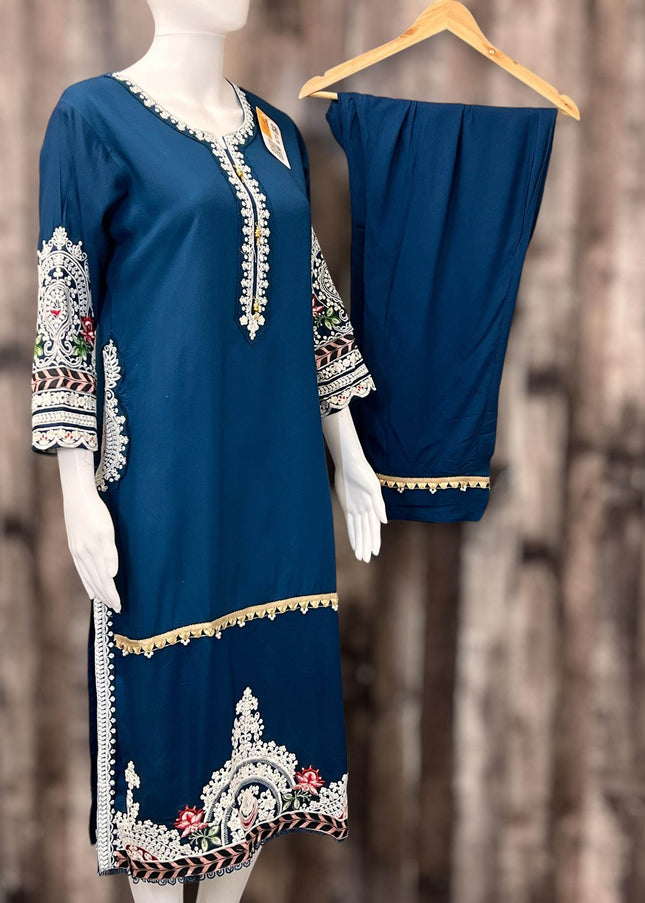 Soft cotton kurti set - Kurti Connection USA