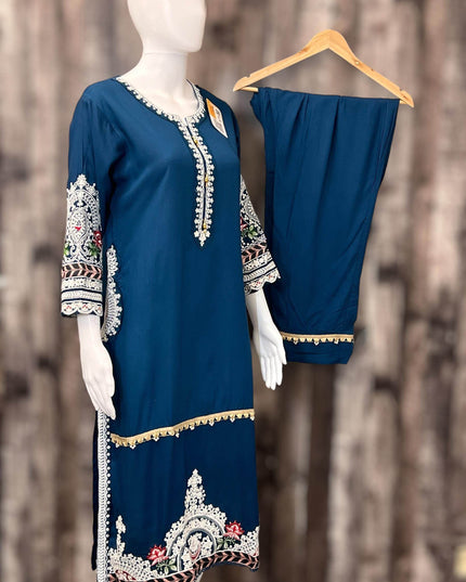 Soft cotton kurti set - Kurti Connection USA