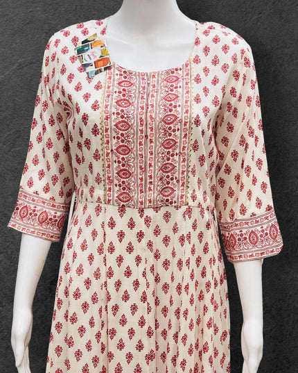 Soft cotton kurti - Kurti Connection USA