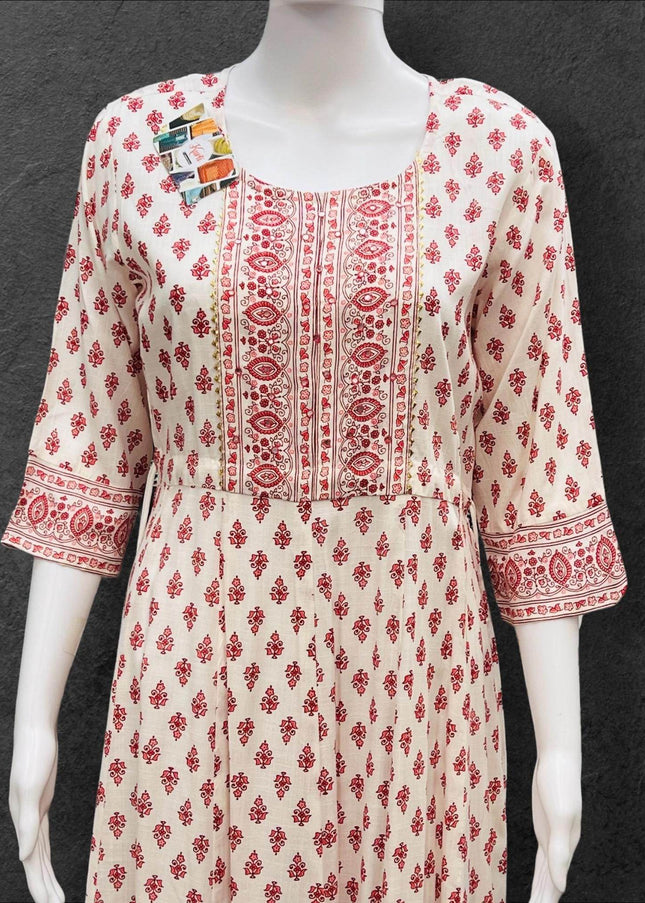 Soft cotton kurti - Kurti Connection USA