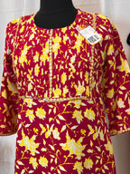 Pure cotton kurti pant set - Kurti Connection USA