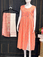 Mulmul cotton kurti set - Kurti Connection USA