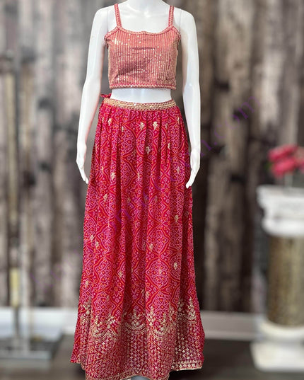 Lehenga choli set with jacket - Kurti Connection USA