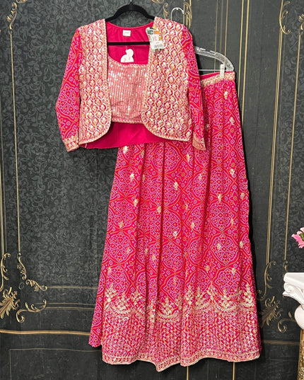 Lehenga choli set with jacket - Kurti Connection USA