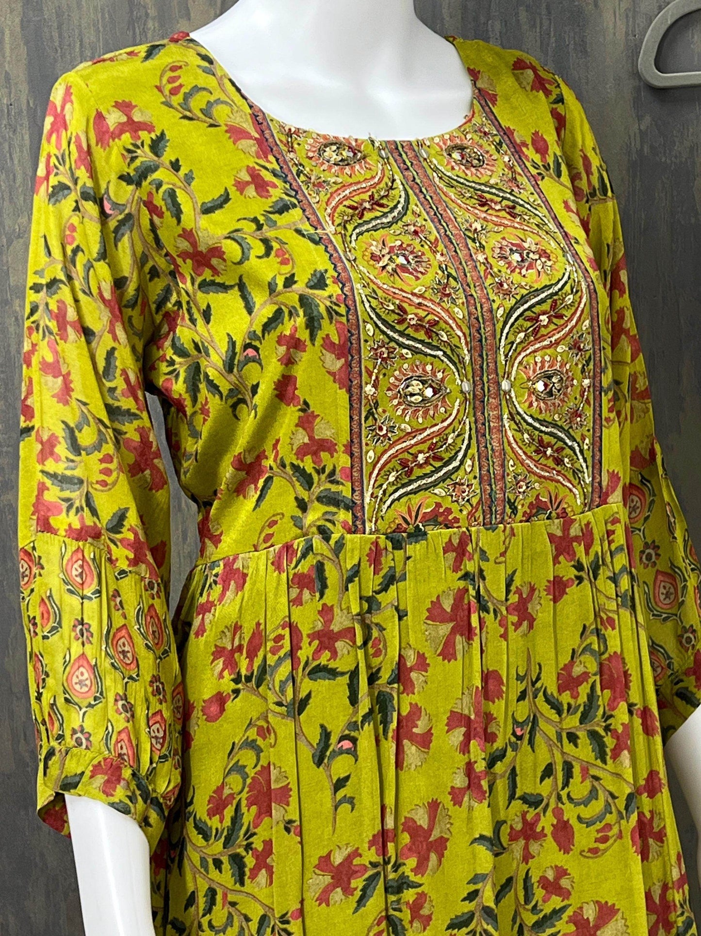 Pure Chiffon party wear kurti set - Kurti Connection USA
