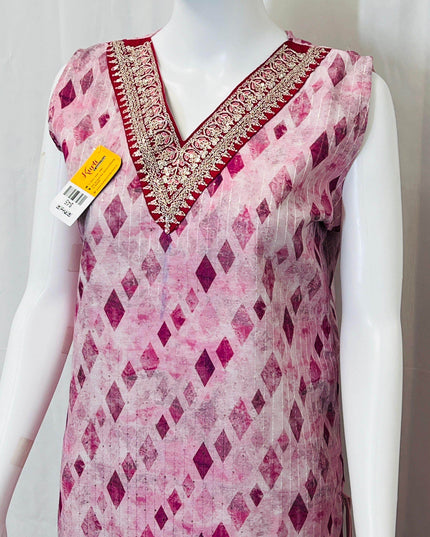 Georgette kurti | tunic - Kurti Connection USA