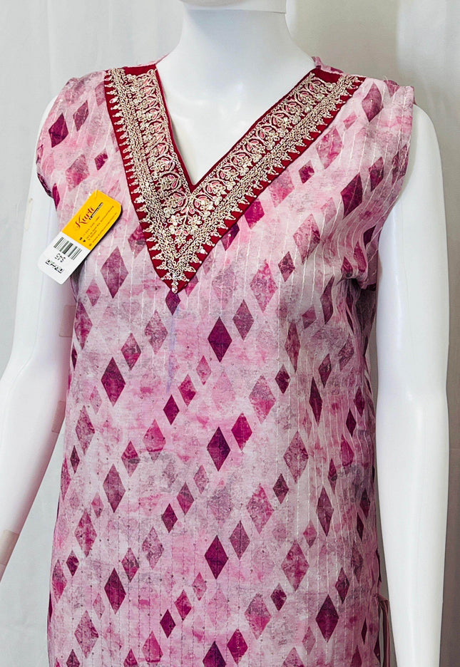 Georgette kurti | tunic - Kurti Connection USA