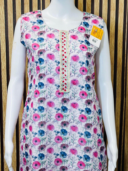 Georgette kurti - Kurti Connection USA