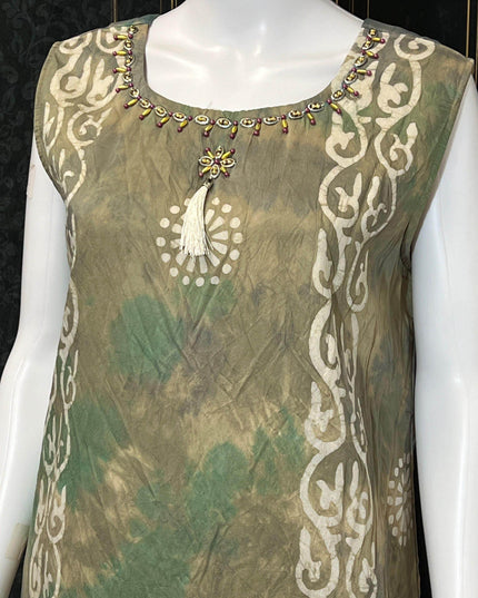 Batik print kurti - Kurti Connection USA