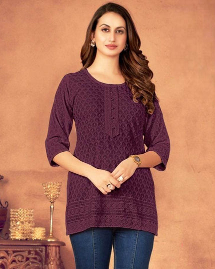 Rayon short Kurtis - Kurti Connection USA