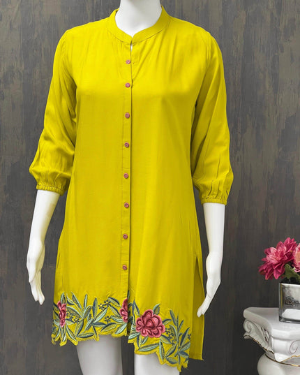 Rayon Tunic / short Kurti - Kurti Connection USA