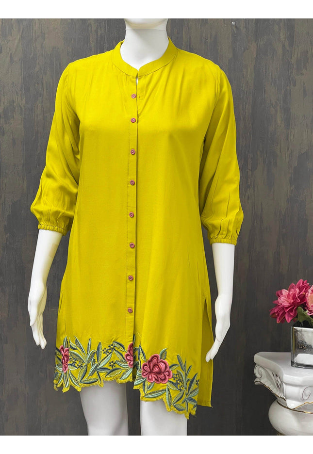 Rayon Tunic / short Kurti - Kurti Connection USA