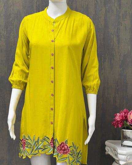 Rayon Tunic / short Kurti - Kurti Connection USA