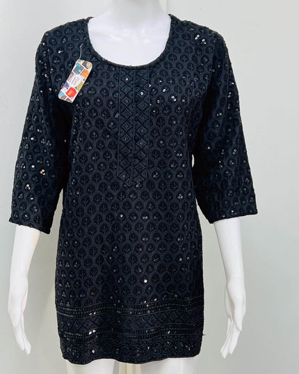 Short kurti / sequin short kurti - Kurti Connection USA