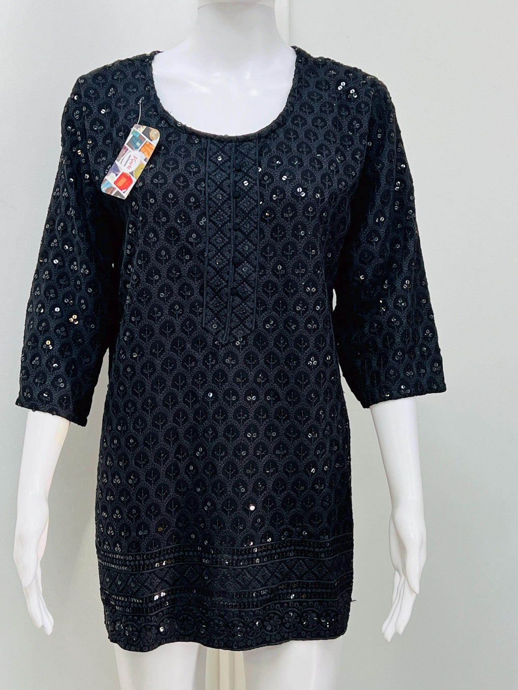 Short kurti / sequin short kurti - Kurti Connection USA