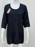 Short kurti / sequin short kurti - Kurti Connection USA