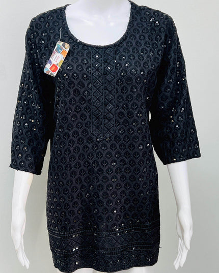Short kurti / sequin short kurti - Kurti Connection USA
