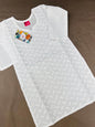 Cotton chikankari kurti for kids - Kurti Connection USA
